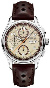 Zegarek Atlantic, 55853.41.95, Męski, Worldmaster Prestige Valjoux Chronograph
